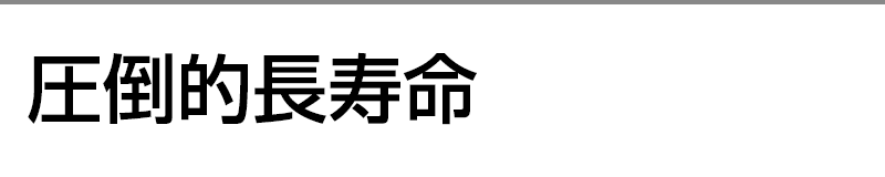 圧倒的長寿命